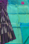 Half Pure Knachipuram Soft Silk Saree