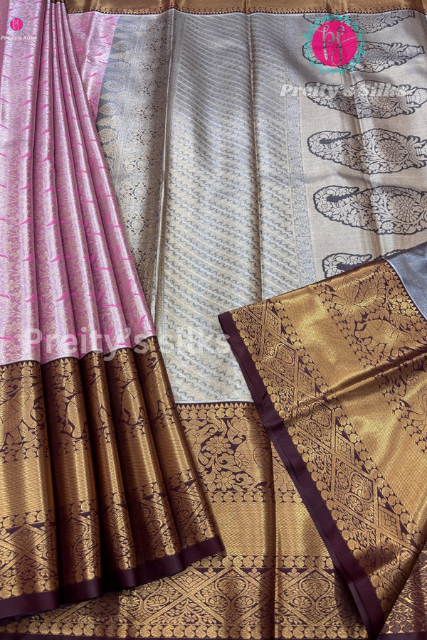 Semi Tissue Kanchipuram Silk Saree