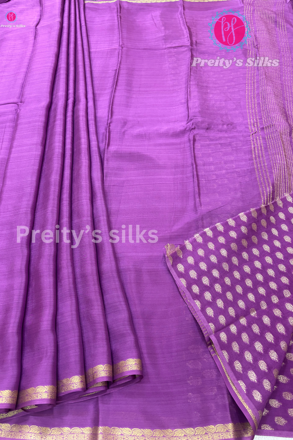 Semi Crepe Silk saree