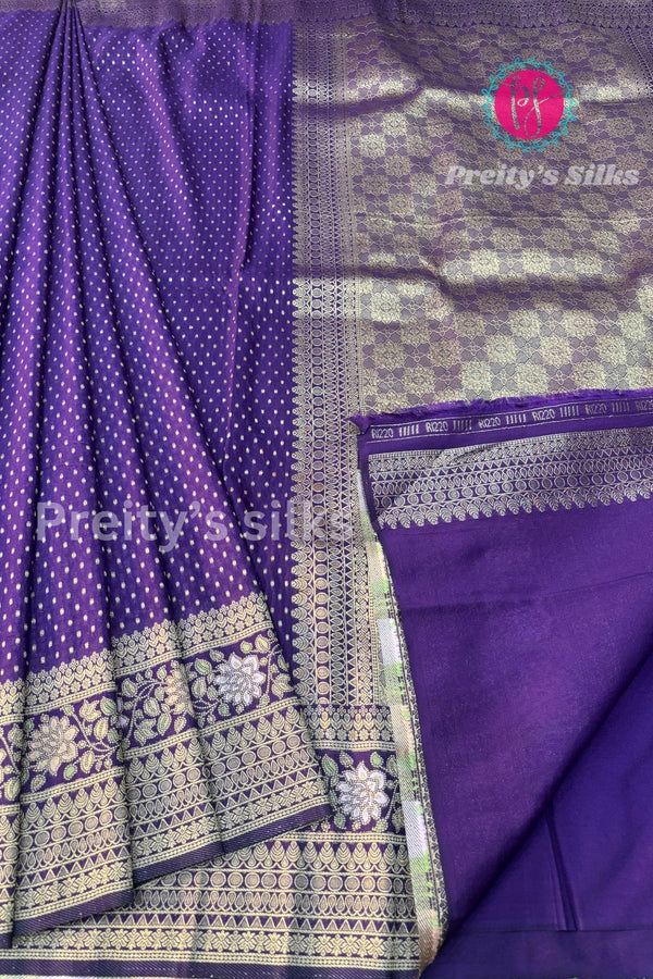 Semi Banarasi Silk Saree