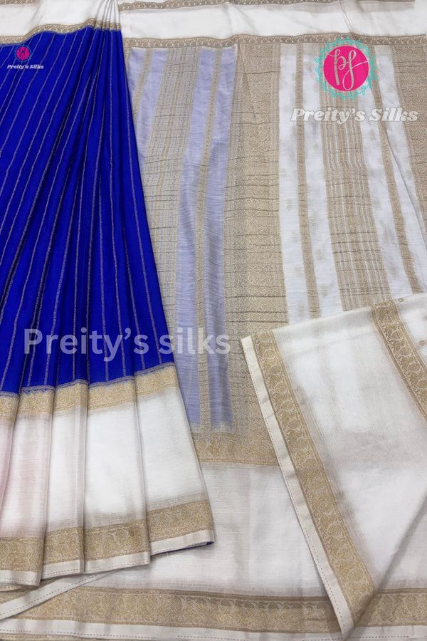 Semi Wrinkle Crepe Silk Saree