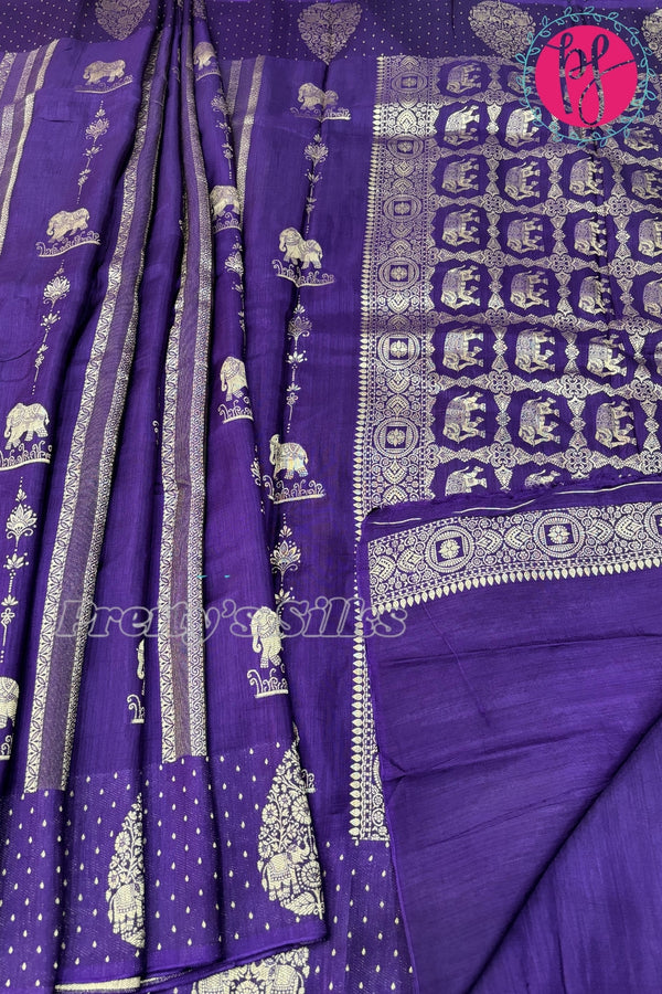 Munga Crepe Silk Saree - PF68313