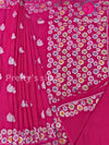 Semi Wrinkle Crepe Silk saree