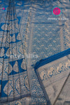 Semi Mysore Crepe Silk Saree- Brocade Design