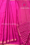 Semi Crepe Georgette Silk Saree