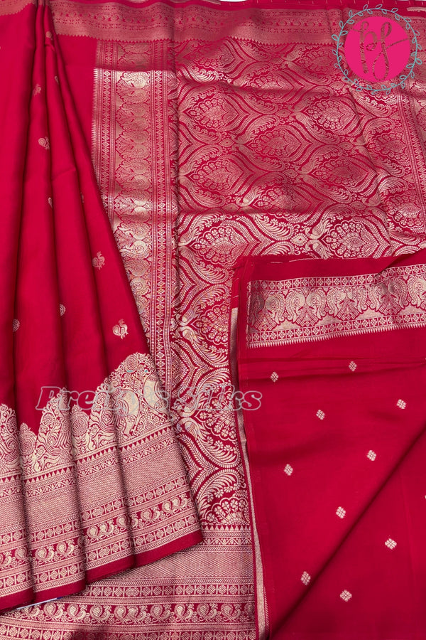 Banarasi Munga Crepe Silk- PF67840