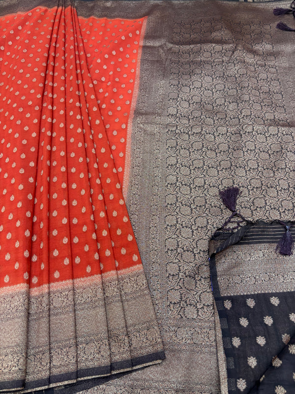 Semi Georgette Silk Saree