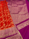 Semi Banarasi Georgette Silk Saree