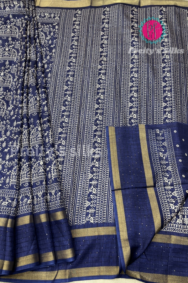 Semi Dola Silk Saree-PA0601