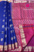 Pure Kanchipuram Soft Silk Saree-Navy Blue With Pink - PF28853