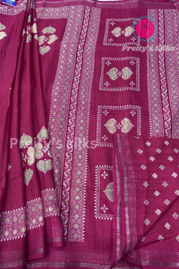 Dupion Silk Saree-PA02439