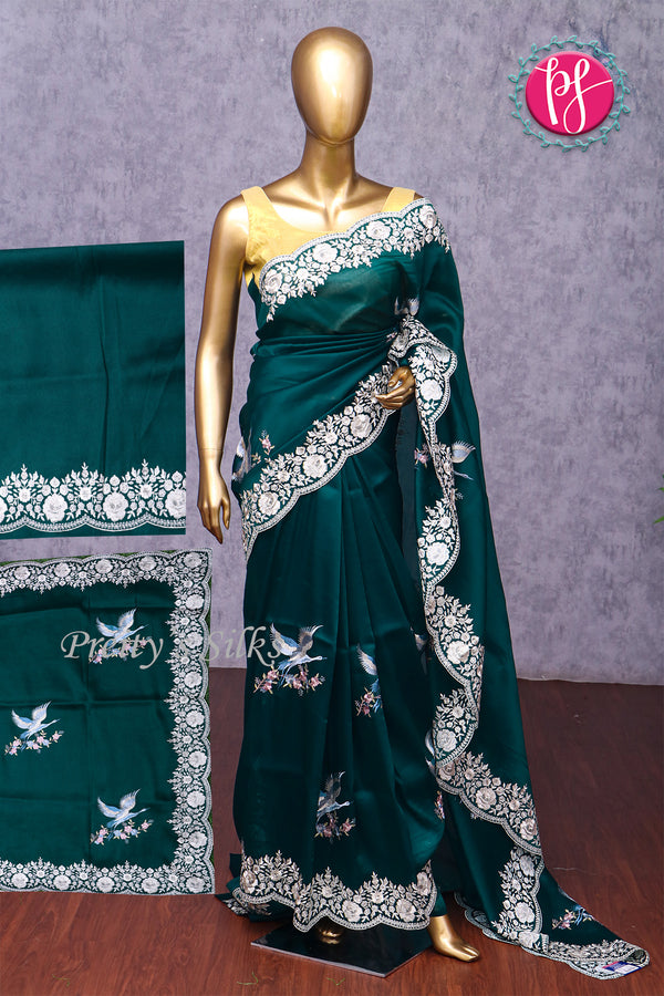 Tissue Organza Saree-PA05373