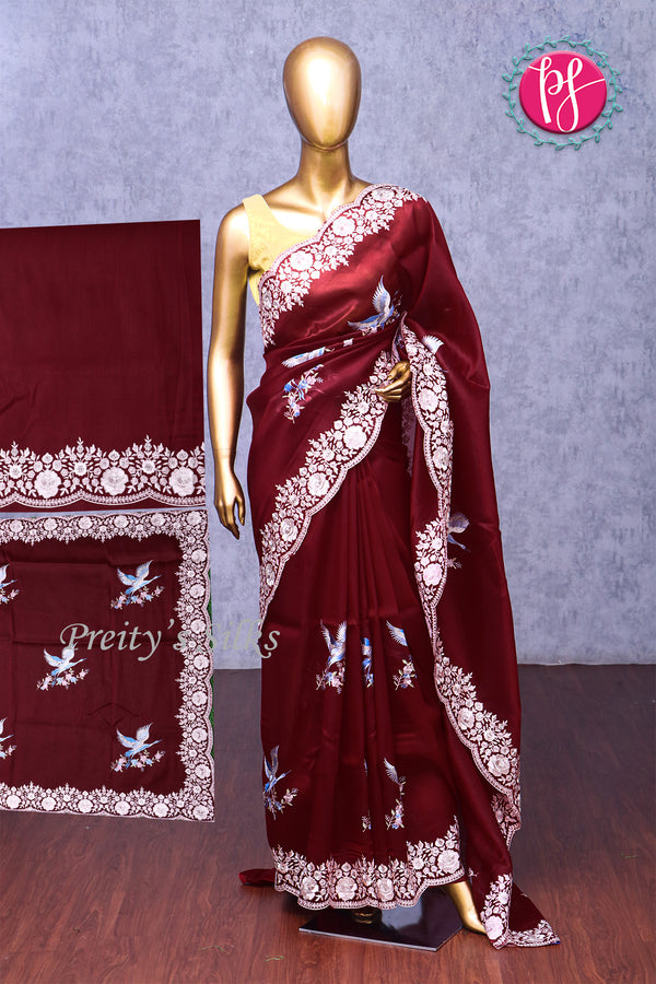 Tissue Organza Saree-PA05373