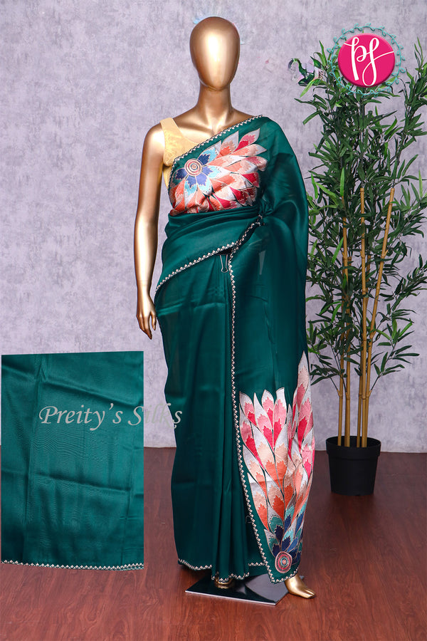 Tissue Organza Saree-PA05437
