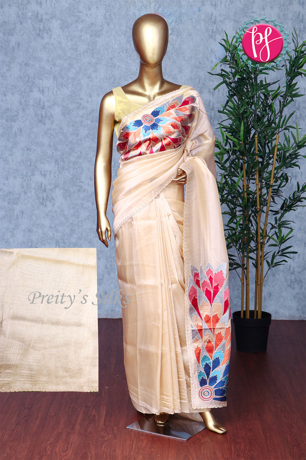 Tissue Organza Saree-PA05437