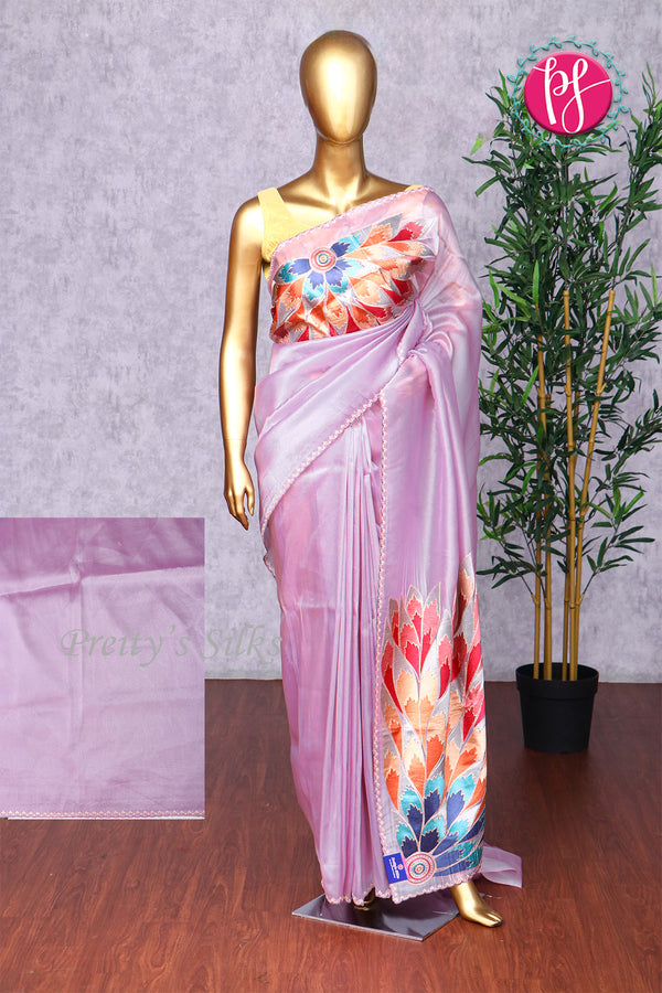 Tissue Organza Saree-PA05437