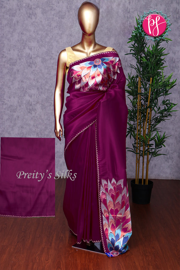Tissue Organza Saree-PA05437