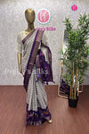 Dola Silk with Tread Embroidery Saree-PA06080