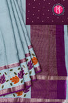 Semi Mysore crepe Silk Saree-PA06780
