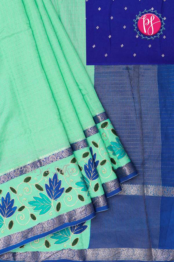 Semi Mysore crepe Silk Saree-PA06780