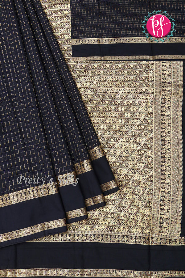 Semi mysore Silk Saree-PA07305