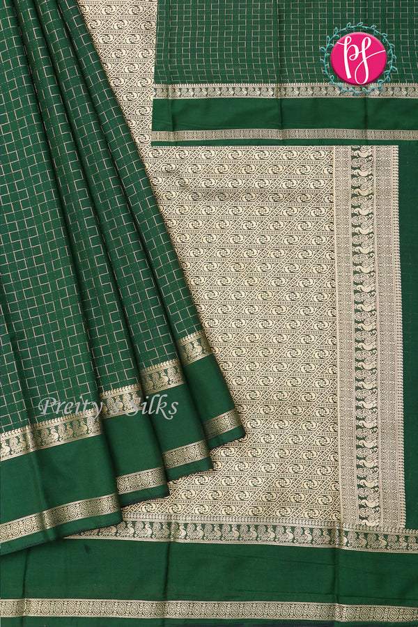 Semi mysore Silk Saree-PA07305
