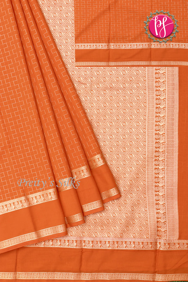 Semi mysore Silk Saree-PA07305