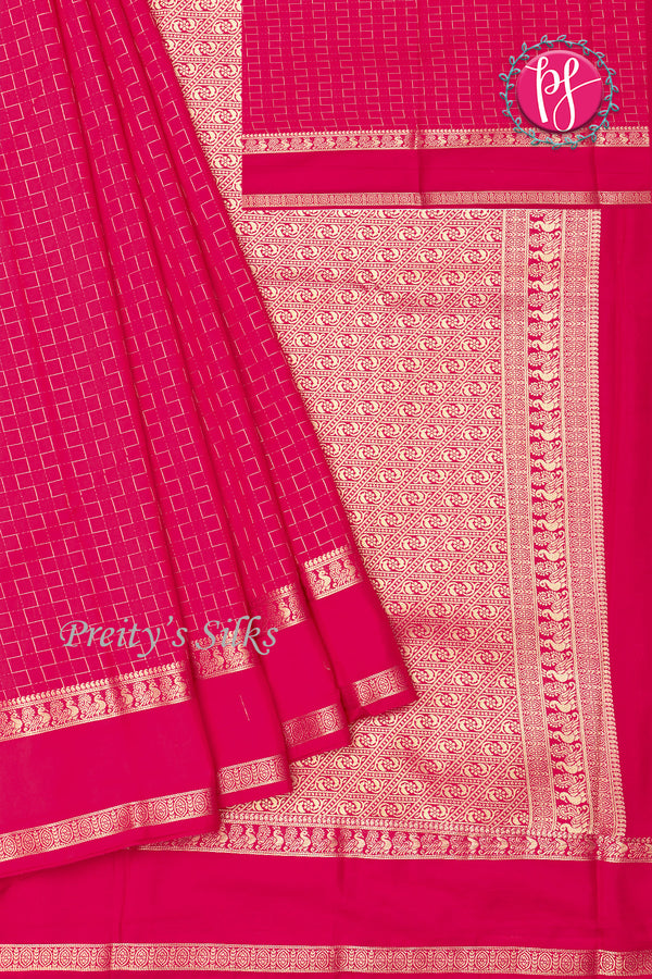 Semi mysore Silk Saree-PA07305