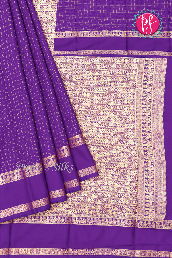 Semi mysore Silk Saree-PA07305