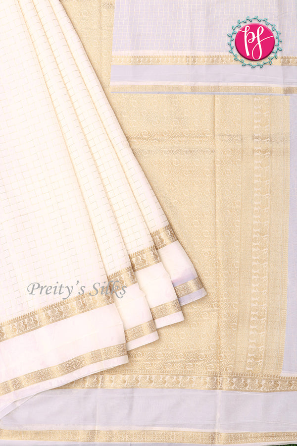 Semi mysore Silk Saree-PA07305