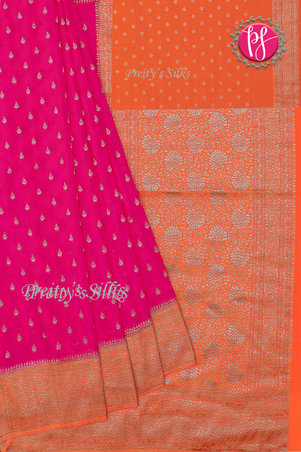 Semi Banarasi Georgette Silk Saree-PA14000