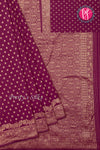 Semi Banarasi Crepe Silk Saree-PA16571