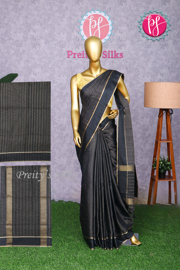 Semi Tussar Silk Saree-PA17223