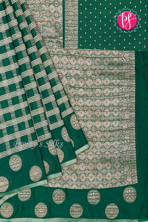 Semi Chiffon Georgette Silk Saree-PA18097