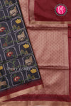 Semi Patola Soft Silk Saree-PF71160