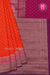Semi Banarasi 3D pattern Silk Saree-PF76364