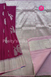 Semi Banarasi Georgette Silk Saree-PF78574(Please check design before ordering)