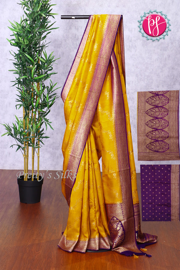 Tussar Georgette Silk Saree-PF83329