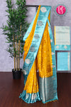 Semi Crepe silk with Satin Border-PF83616