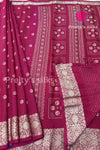 Semi Wrinkle Crepe Silk Saree-PF85636