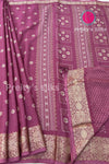 Semi Wrinkle Crepe Silk Saree-PF85636