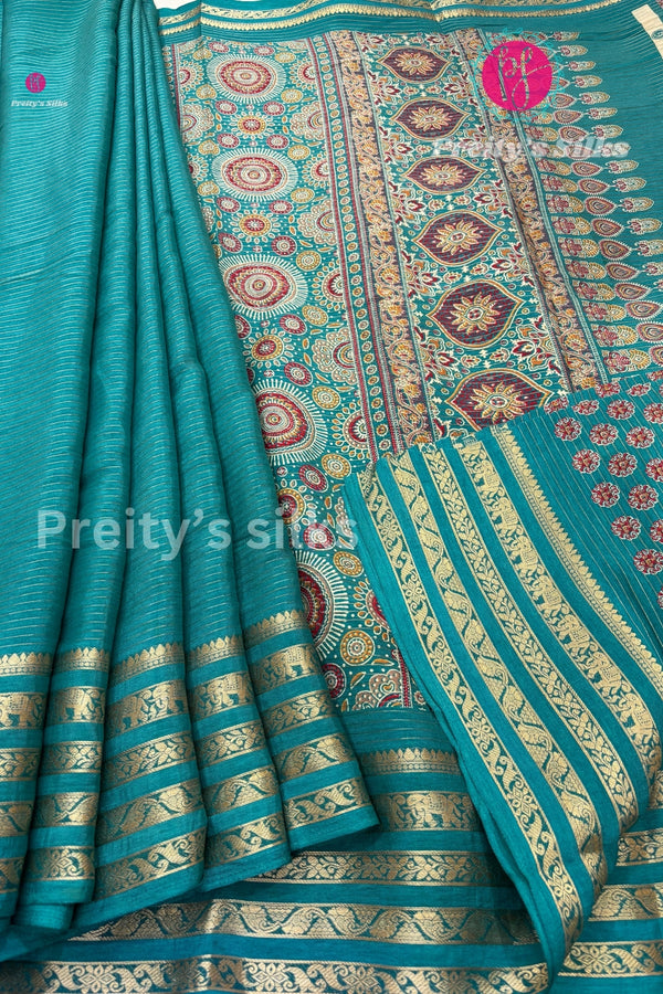 Semi Crepe Silk Saree