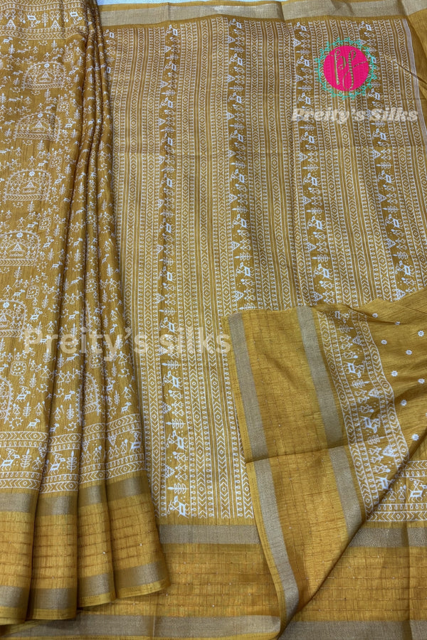 Semi Dola Silk Saree-PA0601