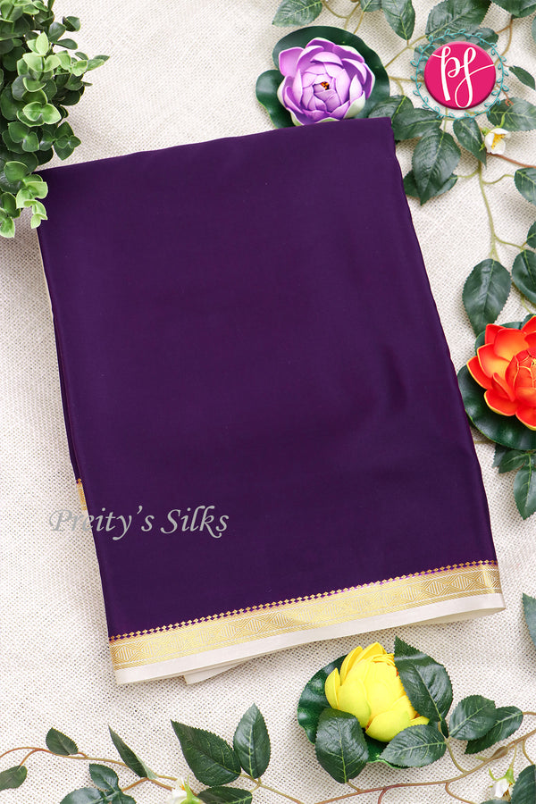 Premium Pure Mysore Crepe Silk Saree -PF80729