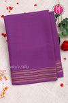 Pure Mysore Crepe Silk Saree -Lightpurple-PF84239