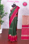 Semi Mysore Crepe Silk Saree-PF73245