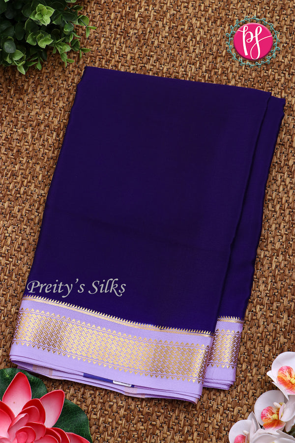 Pure Mysore Crepe Silk Saree -PF80455