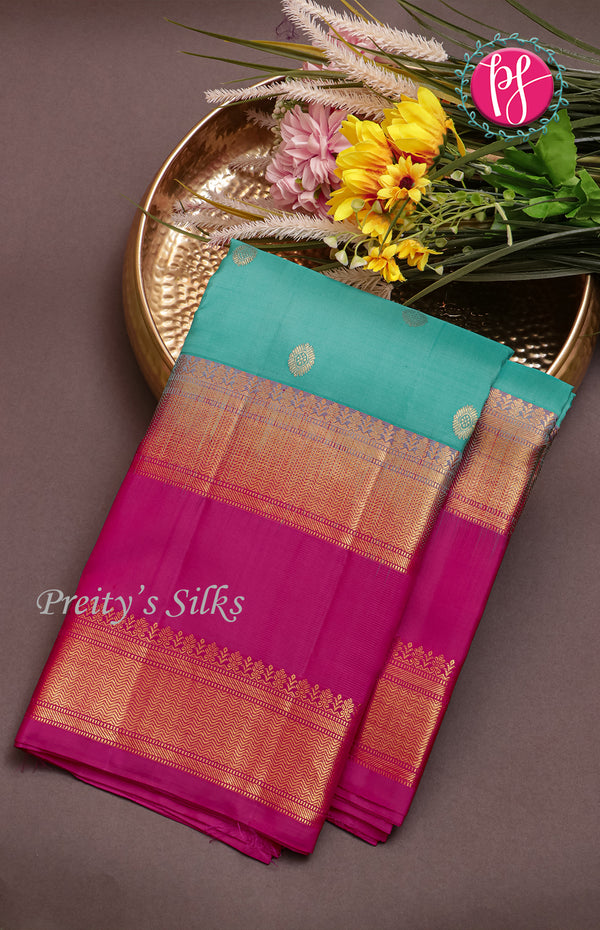 Pure kanjeevarm Silk Saree-PF43315