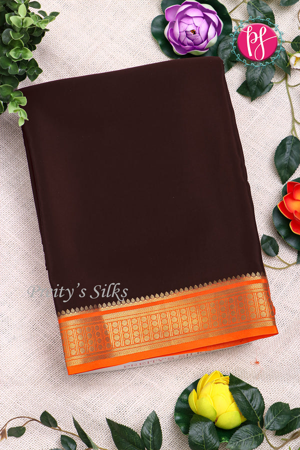 Premium Pure Mysore Crepe Silk Saree -PF80755