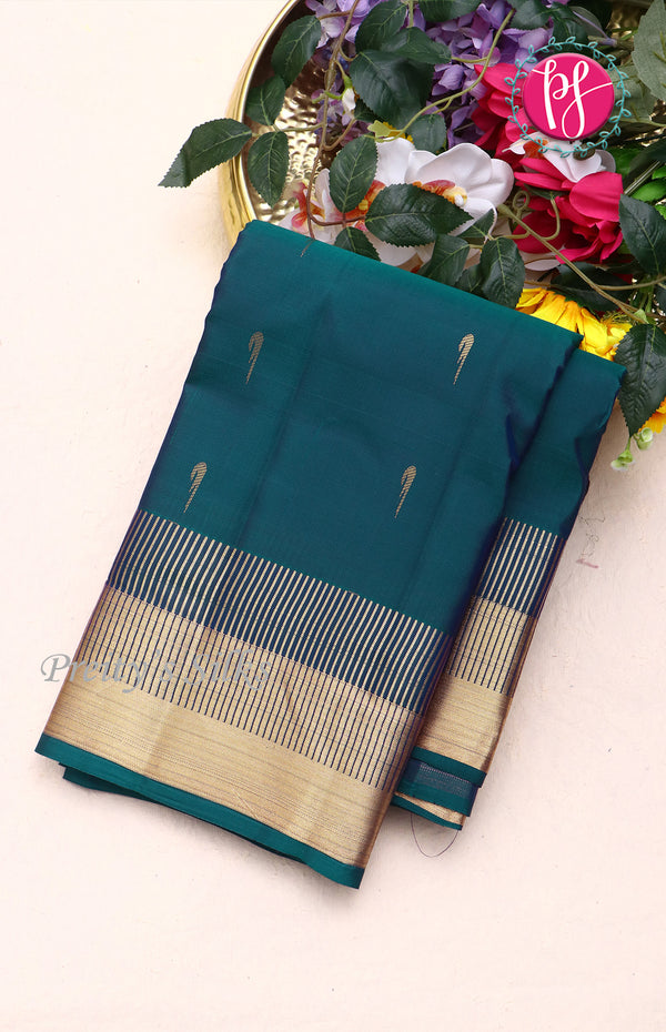 Half Pure Kanchipuram Silk Saree-PF68659
